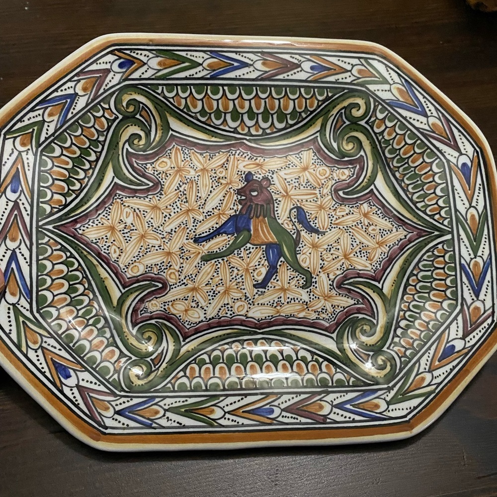 Ceramica hand painted Portugal plate